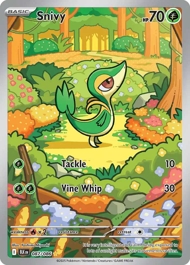 PokeDATA - Check current Pokemon card values for Snivy 087!